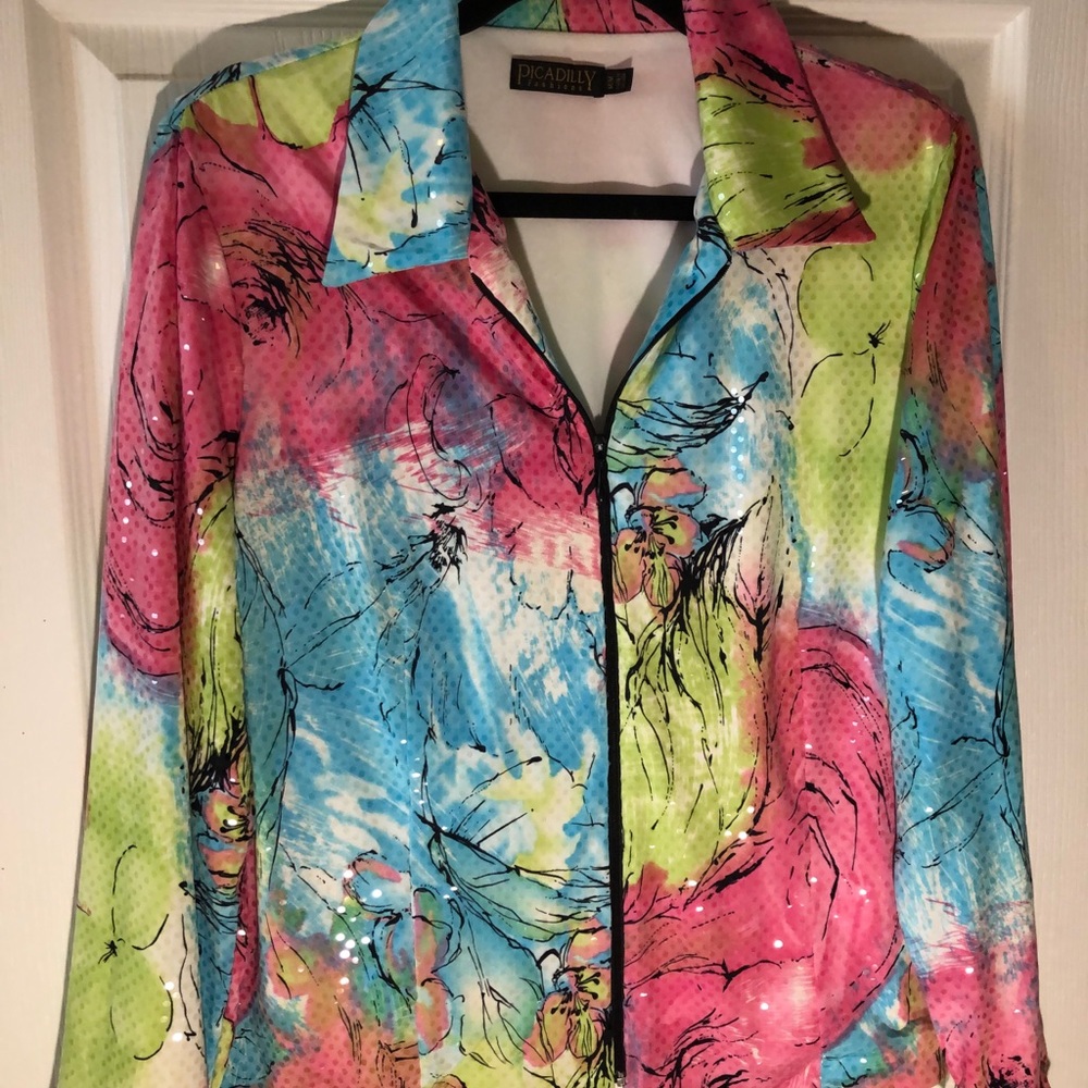 Multicolored Reflective Jacket- Size M - image 1